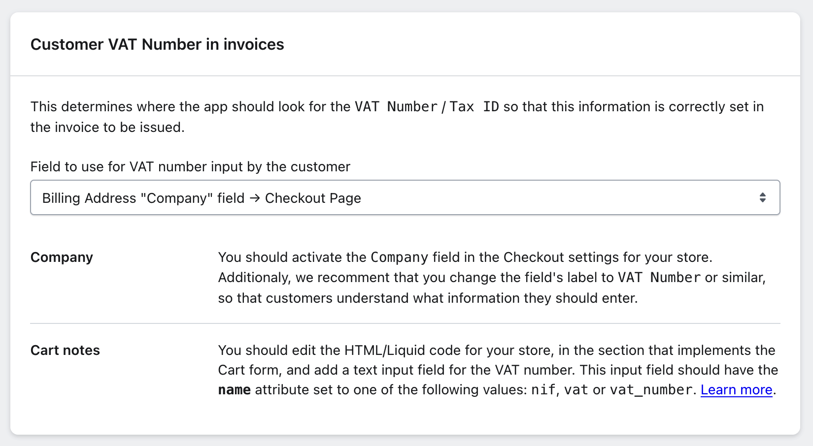 xpressifi tax number settings